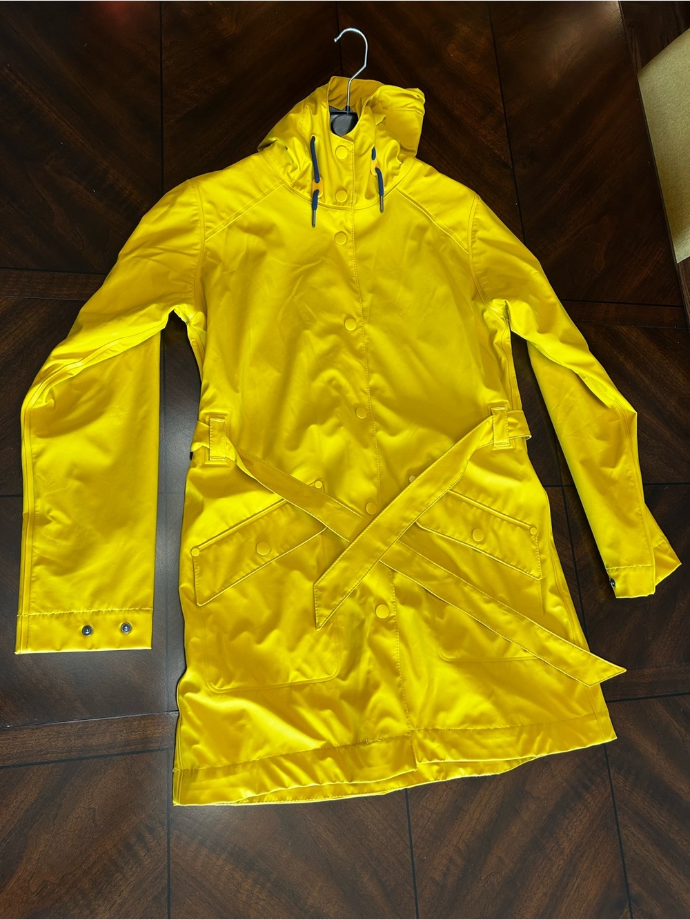 Helly Hansen Bright Yellow Hooded Rain Coat